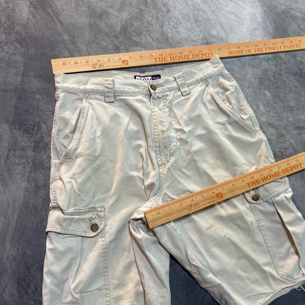 Y2K 2000s Grunge Indie Skater Workwear Streetwear Hip Hop Baggy Cargo Shorts - Picture 3 of 7